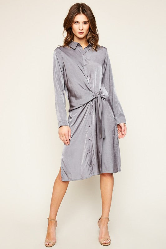 Robe chemise blanche